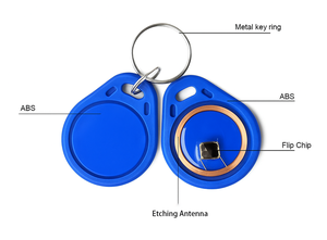 ABS-RFID-<span class=keywords><strong>Smart</strong></span>-Schlüsselanhänger mit 1K T5577 Em4305 Chips, Wasserdicht, NFC, für Zutrittskontrolle & Zahlungen in Hotels - Product Image 2