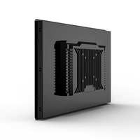 Ordinateur industriel embarqué OEM AIO IP65 étanche, ordinateur de pointe industriel Linux avec RS485, ordinateur industriel portable