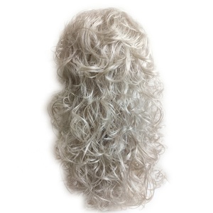 Fibra di alta qualità premium la più vicina alla <span class=keywords><strong>parrucca</strong></span> sintetica per <span class=keywords><strong>capelli</strong></span> in fibra di <span class=keywords><strong>capelli</strong></span> umani per donne bianche molto leggere - Product Image 3