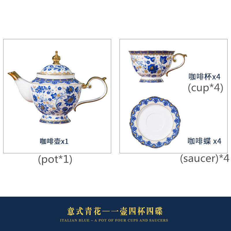 1pot 4cup 4saucer