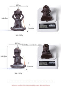 Juego de Figuras de Quemadores de Incienso de Cerámica Creativas con Efecto de Cascada de Humo para Decoración del Hogar y Exhibición al por Mayor - Product Image 6