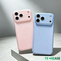 Coque transparente mate en TPU souple, couleur unie, étanche et antichoc