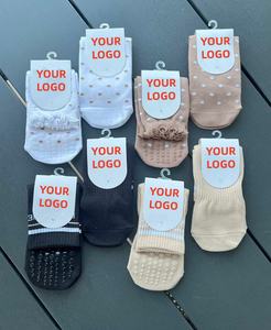 High Quality Custom Logo Design Ankle Sports Yoga Shorts Jacquard Knitted Non-Slip Pilates <strong>Trainer</strong> <strong>Socks</strong> Women Gym <strong>Socks</strong> - Product Image 6