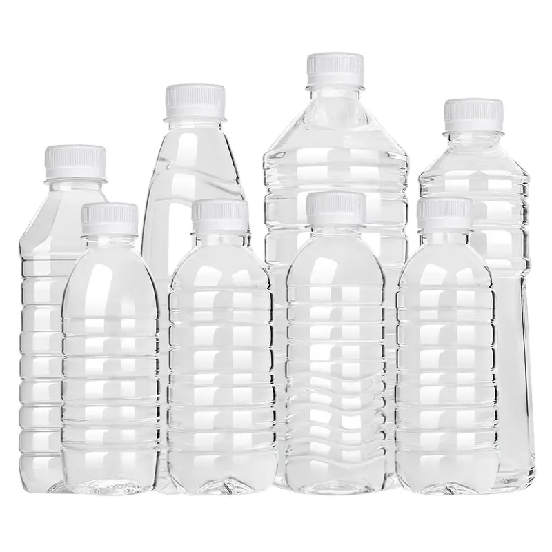 Bottiglie di plastica all'ingrosso da 500ml bottiglie di bevande per succhi di animali domestici trasparenti per uso alimentare bottiglie vuote di acqua minerale