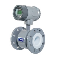 RUNPAQ Flowmeter Elektromagnetik Cairan Integral Seri C Tampilan Digital OEM Berkualitas Tinggi DN150 Akurasi +/-0.5%