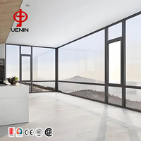 Ventanas Abatibles de Aluminio Modernas de Tamaño Personalizado con Barras Georgianas para Uso Exterior en Casas Históricas