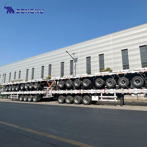 סמי טריילר שטוח להובלת מכולות 2/3/4 סרנים, 20 רגל, 45 רגל, 40 רגל, למכירה - Product Image 6