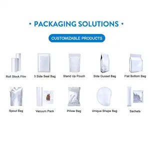जड़ी-बूटियों और मसालों की पैकेजिंग के लिए कस्टम मुद्रित स्पष्ट प्लास्टिक मायलर बैग, जिपर के साथ मैट स्टैंड अप पाउच