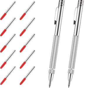 Stylo de marquage magnétique professionnel à pointe en acier au tungstène remplaçable pour la céramique, le verre, le marbre, le marquage des alliages - Product Image 2