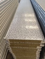 Panneaux sandwich décoratifs pour toiture, murs et plafonds, design moderne 2026, panneaux en laine de roche pour l'extérieur des bâtiments