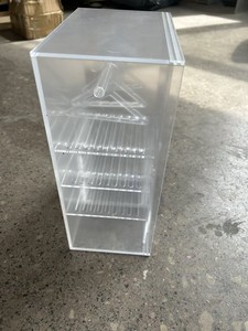 Caja de Almacenamiento de Acrílico Transparente de Alta Calidad, Lavable, Ecológica, con Estantes Empotrados, Fácil de Montar, Venta al Por Mayor - Product Image 4