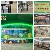 Manèges Nova Rides : Crazy Wave Miami Steel Rides, Machine de jeu d'attraction pour enfants