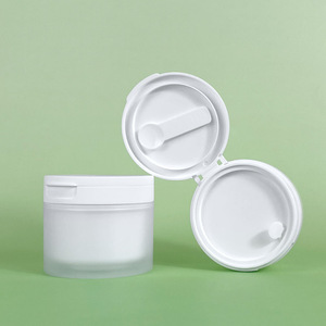 50g 100g 120G 150g Kem mực Pad bông bao bì lật nắp lọ nhựa nhiệt niêm phong lá nhíp cơ thể Lotion container - Product Image 6