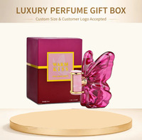 Boîte cadeau Xingyi, écologique, réutilisable, en carton imprimé rose, coffret cadeau de parfum, flacon de parfum, boîtes de parfum pour femmes