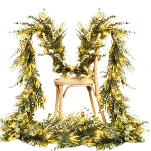 <span class=keywords><strong>Guirlande</strong></span> de Noël artificielle en pin de Norfolk avec lumières LED, 58,27 pouces, vert, <span class=keywords><strong>pour</strong></span> décorer les portes, les murs et les escaliers - Product Image 6