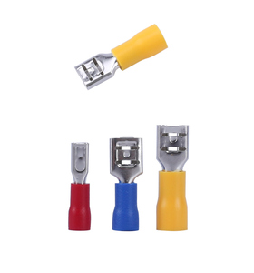 2.8/4.8/6.3mm pirinç yalıtımlı halka maça terminali otomotiv teli sıkma konektörü (22-16 AWG) - Product Image 5