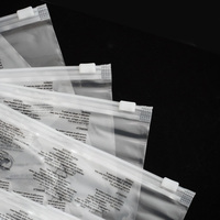 Sacs en polyéthylène de qualité supérieure, recyclables, enduits à l'eau, avec fermeture éclair, pour l'emballage de vêtements et de chaussures