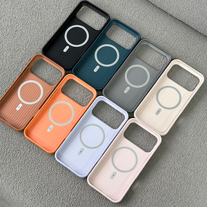 Funda de Cuero Lisa V-L06 para iPhone 17 16 15 Pro Max Air, Carcasa Magnética para Móvil, Venta al Por Mayor, Fundas para Teléfono - Product Image 2