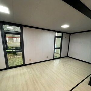 Maisons préfabriquées modulaires extensibles avec toit plat, isolation de toiture, bureau conteneur, <span class=keywords><strong>maison</strong></span> conteneur avec terrasse - Product Image 6