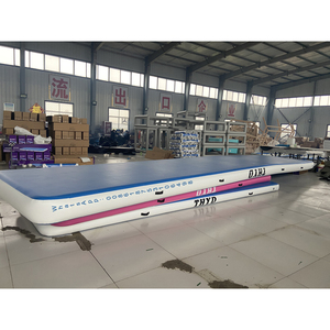 Tapis de gymnastique gonflables AirTracks en PVC personnalisés de 4 m, matériau DWF, sol <span class=keywords><strong>gonflable</strong></span>, tapis de gymnastique rythmique pour la gymnastique - Product Image 6