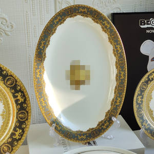 Ensemble de vaisselle en céramique 58 pièces bol à riz en porcelaine osseuse européenne assiette à légumes plat maison ensemble de vaisselle en céramique - Product Image 3