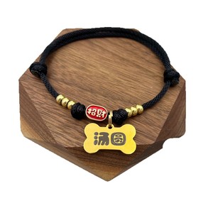 Pet Collar For Cats And <b>Dogs</b> Anti Lost <b>Engraved</b> Id <b>Tag</b> Handmade Lucky Charm Small Medium Size Four Seasons Solid Color - Product Image 5