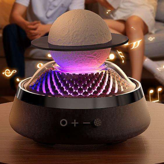 Portable Rechargeable Wireless Music Speaker with Aromatherapy Stone Colorful Light for Bedroom