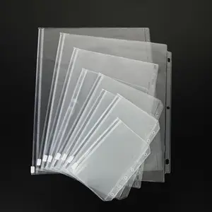 A6 Document Bag Office Supplies PVC A4 A5 A6 Document Bag Monthly Budget Planner Binder Cash Envelopes