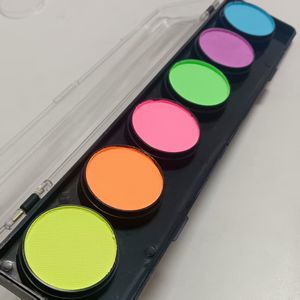 Peinture faciale à base d'eau professionnelle 100% naturelle non toxique Plumria pour l'art corporel des enfants, <span class=keywords><strong>maquillage</strong></span> de fête, pochoirs temporaires 6 - Product Image 6