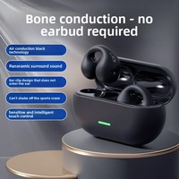 Meilleures ventes transfrontalières : Écouteurs sportifs T7500 à conduction osseuse, sans fil, non intra-auriculaires, de haute qualité, à clip d'oreille
