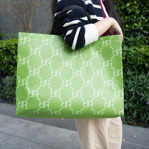 Biểu tượng tùy chỉnh sinh thái thân thiện không dệt Tote Túi, tái chế tái sử dụng hàng tạp hóa mua sắm túi quà tặng cho xúc tiến bán buôn - Product Image 6