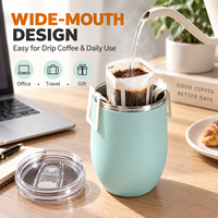 Gobelet à café OEM GY 2022, 12 oz, acier inoxydable 304, logo personnalisé, couleur, matériau et emballage pour les distributeurs