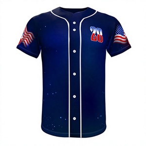 Top Quality Baseball Uniforms Jersey Custom Printing Logo Baseball Uniform Sportswear Custom Baseball Jersey Wholesale Price - Product Image 3