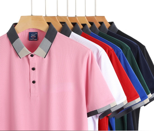 เสื้อยืดคอโปโลยี่ห้อสุดหรู,เสื้อโลโก้ออกแบบได้เองสีดำสำหรับใส่ไปยิม - Product Image 5