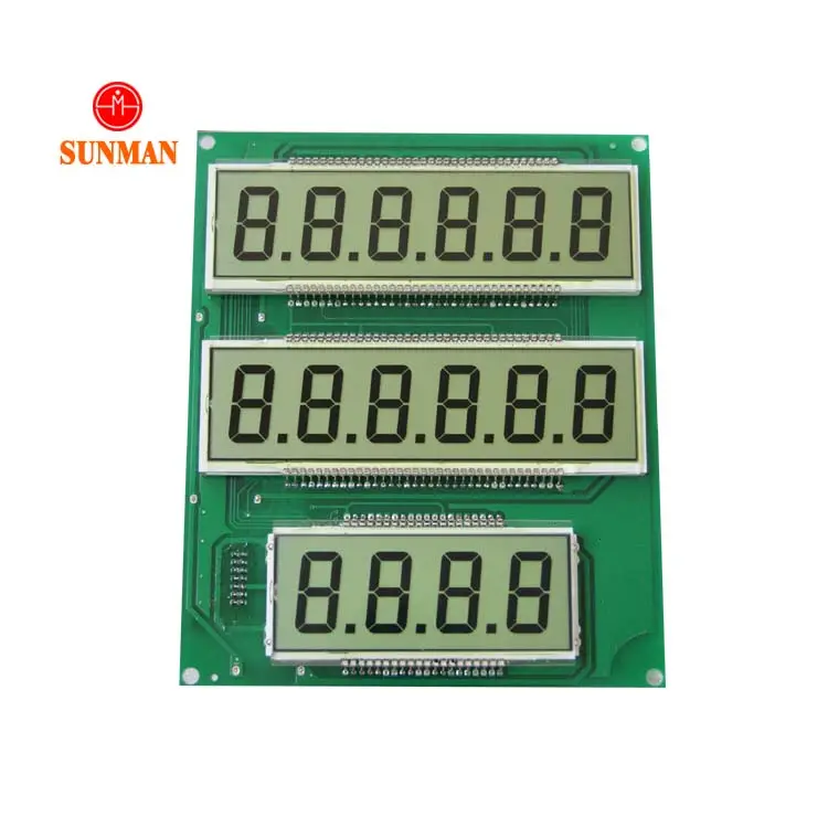 Sunman — fait sur mesure Sms1612, usine chinoise, personnalisé, pompe à carburant à 16 chiffres, module d'affichage lcd