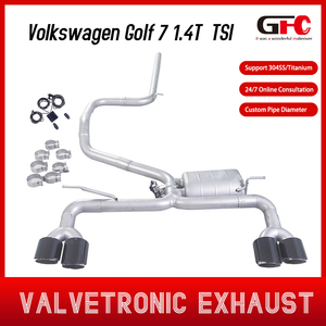 <span class=keywords><strong>Precio</strong></span> de Fábrica GFC para VW <span class=keywords><strong>Golf</strong></span> 7 <span class=keywords><strong>TSI</strong></span> 1.4t 2014 con Sistema de Escape, Silenciador con Puntas Cuádruples de Acero Inoxidable 304, Tubo de Escape Catback - Product Image 1