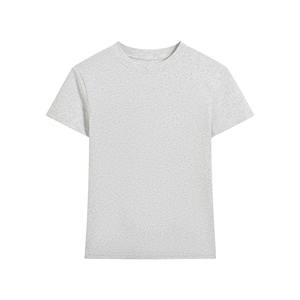 Sexy Casual comprimido adelgazante alta calidad Top 2025 verano nuevas mujeres Regular Fit manga corta cintura delgada cuello redondo Crop Tee - Product Image 1