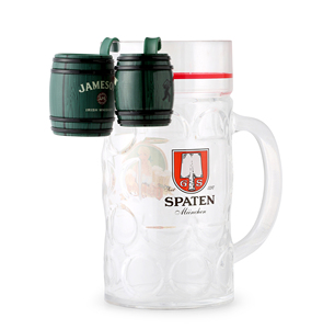 Bia Stein cốc 20 40 OZ-Văn bản tùy chỉnh, logo-bia pint cốc thủy tinh-Ly hoàn hảo cho bia, phao bia gốc - Product Image 1