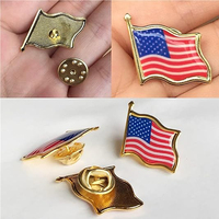 2025 pabrik OEM penjualan langsung Mini lucu hadiah murah Meksiko pin bros bendera nasional dengan 2.5*2cm