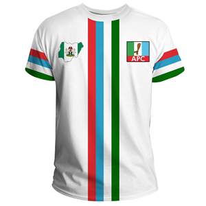 2023 l'ultima t-Shirt stile indigeno Nigeria tropicale africano <span class=keywords><strong>abbigliamento</strong></span> on Demand stampa più stampe camicia Casual da uomo - Product Image 4