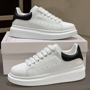 Factory direct sale of simple and fashionable casual <b>shoes</b>, white breathable walking <b>shoes</b>, thick-soled <b>height</b>-<b>increasing</b> skate - Product Image 4