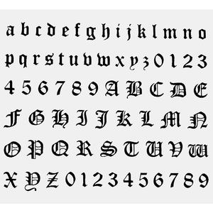 สติกเกอร์สัก10แผ่นสติกเกอร์รอย<span class=keywords><strong>สัก</strong></span>ตัวอักษรภาษาอังกฤษขนาดเล็กตัวเลขตัวอักษรภาษาอังกฤษ - Product Image 3