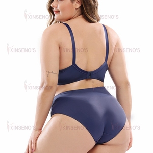 Nhãn Hiệu Riêng Áo Ngực Có Dây Ren Ngoại Cỡ Thoáng Khí Bộ Quần Lót Cạp Lỡ Bộ Áo Ngực Và Quần Lót Cho Nữ - Product Image 2