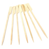Offre spéciale d'usine jetable bambou bois pagaie Pick brochette pour barbecue collations fruits brochettes sandwichs-Top BBQ accessoires