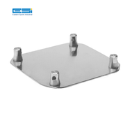 Support Totem en Aluminium ESI pour Éclairage DJ, Truss Totem Réglable en Hauteur 6,5FT, Robuste pour Projecteur Mobile avec Plaque de Base