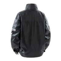 Blouson Bomber en Cuir Brodé avec Logo pour Homme, Veste d'Hiver Personnalisée, Blouson de Baseball Style Letterman pour Homme, Décontracté et Universitaire