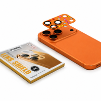 Protection d'objectif d'appareil photo en verre trempé 9H pour iPhone 17 Pro Max