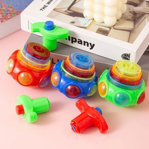 Glowing Musical <b>Spinning</b> <b>Tops</b> For Children 4-7 Years Plastic Unisex <b>Toy</b> With Lights Rotation Function - Product Image 4
