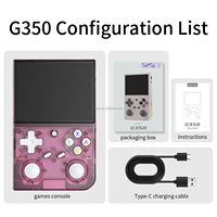 Système Linux 64G Batlexp G350 Mini console portable rétro verticale de 3.5 pouces avec batterie de 3200mAh prend en charge plus de 20 émulateurs