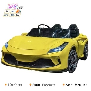Auto Sportiva Elettrica a Quattro Ruote per Bambini, Sedile Doppio Genitore-Figlio, Giocattolo per Bambini e Adulti, Uso Interno, Materiale Plastico, Molto <span class=keywords><strong>Cool</strong></span> - Product Image 1
